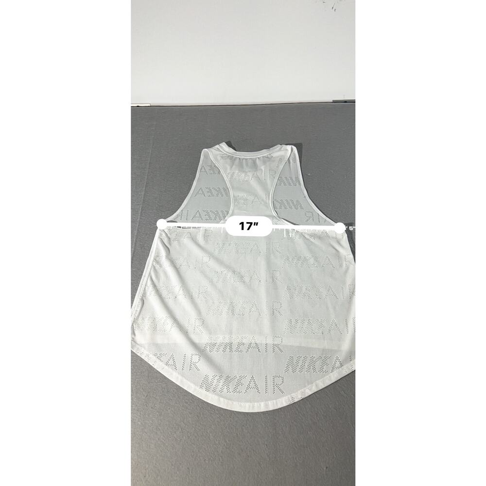 Nike Air Dri-FIT Women’s White Mesh Racerback Tank Top M - Picture 7 of 10